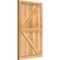 Ekena Millwork Framed Board-n-Batten Shutters w/Z-Bar, Rough Sawn Western Red Cedar, 21 1/2W x 36H, PR RBF06Z21X036RWR - alternate 2